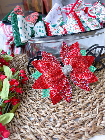 Poinsettia Bow