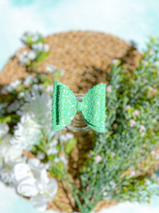 Oakleigh Green Solid Bow