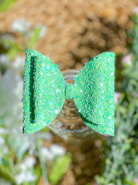 Oakleigh Green Solid Bow