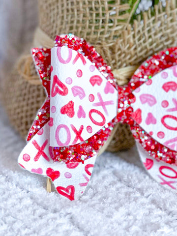 XOXO Ribbon Bow